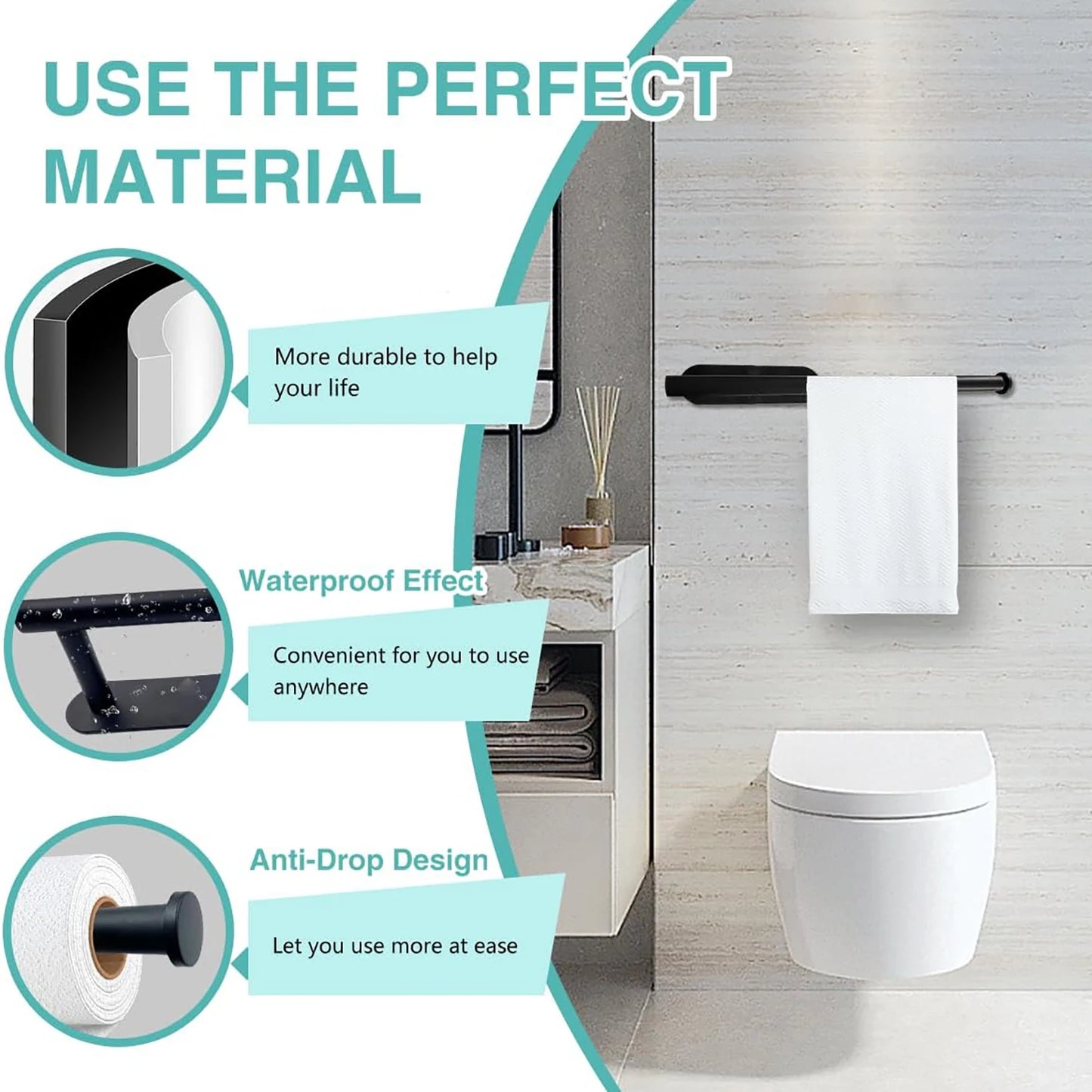 Under Cabinet Paper Towel Holder – No Drill Kitchen Organizer